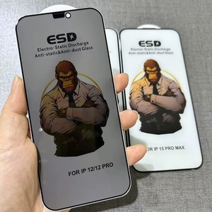 Protector de Pantalla de Vidrio Templado HD Antipolvo y Anti-Espía de Alta Calidad para iPhone 11 12 14 13 15 16 Pro Max - Product Image 1