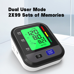 Approvato Monitor digitale della pressione arteriosa di grado ospedaliero con doppio utente 99 set di memoria Tensiometro digitale - Product Image 5