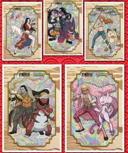 Colección de Tarjetas de Arte PGU Culture One Pieced & Pokemoned, Tarjetas Raras de Personajes de Anime, Juguetes de Papel de Colores para Niños - Product Image 5