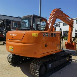 Hitachi-Excavadora hidráulica de orugas ZX70 de 7 toneladas, equipo usado japonés en buen estado, bomba de engranajes de motor de bajo precio incluida - Product Image 3