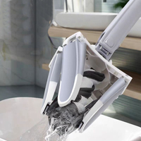 Vadrouille papillon rotative à 360 degrés OEM à torsion rapide outils de nettoyage ménagers durables humides/secs directement en usine