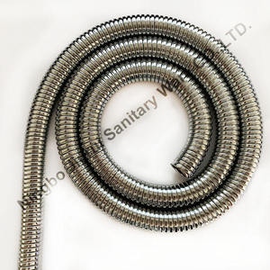 JiuRui SHA-0076 Copertura per Tubo Flessibile Doccia in Acciaio Inox 201 <span class=keywords><strong>Cromato</strong></span> da 15mm per Uso in Bagno - Product Image 2