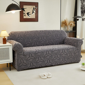 Nueva funda de sofá jacquard todo incluido, fácil de colocar, de tela de poliéster, para sala de estar, elástica, lavable. - Product Image 2
