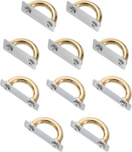 Uxcell Pcs Arch Bridge Buckle Metal D Ring Connector Buckles Shackle X X Mm X X Mm For Bag Hanger Purse Strap DIY Craft Light Go - Product Image 1