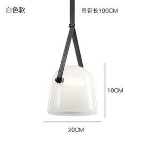 Lámpara de Araña de Cristal Creativa Posmoderna para Dormitorio y Sala de Estar, Cabecera de Cuero Artística con Luces Colgantes de Diseño - Product Image 4