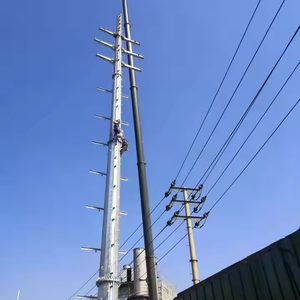 <span class=keywords><strong>Torre</strong></span> Tubular para Línea de Transmisión Eléctrica, <span class=keywords><strong>Torre</strong></span> de Acero Eléctrico Galvanizado en Caliente, Mástil Monopolar, <span class=keywords><strong>Torre</strong></span> de Tubo de Doble Circuito para Línea Eléctrica - Product Image 2
