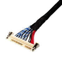 Kabel ekstensi 20453 LVDS 40 IPPEX 20 Lcd IPPEX koaksial mikro 30 Pin Lvds