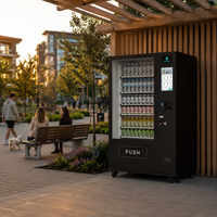 Distributeur Automatique Combo de Snacks et Boissons pour les Pays d'Asie du Sud-Est, Vente de Distributeurs Automatiques pour Sodas et Aliments avec Paiement par Carte/Espèces