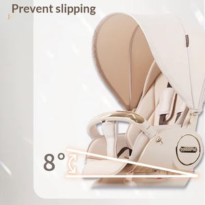 Poussette pliable en alliage d'aluminium à double inclinaison pour bébés <span class=keywords><strong>de</strong></span> 0 à 6 mois, idéale pour les parents au quotidien - Product Image 3