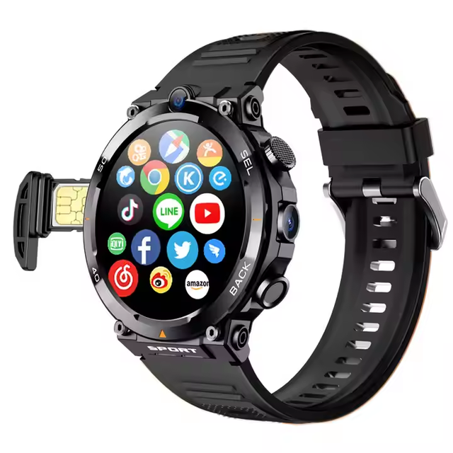 New H18 Smartwatch 1.95 Inches 3+32G RAM With SIM Card Video Call GPS Positioning Camera Large Battery 4G Smart Watch