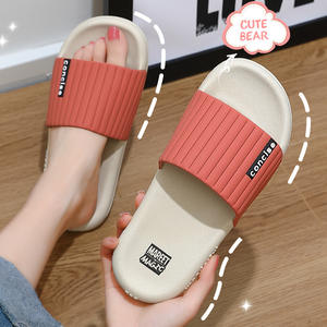 Serin yaz ev tasarımcı terlik erkekler için ev Skid banyo yüksek kaliteli slaytlar adım dışkı algılama erkek terlikleri - Product Image 5