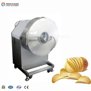 FC-582 Large type potato chips cutting machine vegetable and fruit cutting machine for canteen supermarket kitchen
