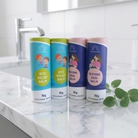 Vente chaude, bonne qualité, différentes couleurs, tube en papier biodégradable pour cosmétiques, baume anti-morsures, tube à visser, conteneur à visser