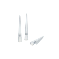 Embouts de pipette filtrante transparents de 200 µl, stériles, sans enzymes, consommables de laboratoire jetables, emballés en boîte