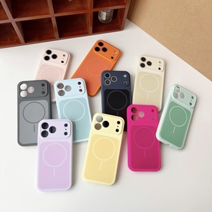 Chất lỏng Silicone kinh doanh thiết kế chống sốc không dây sạc điện thoại di động Trường hợp với điện thoại Grip cho 17 Pro Max/16/15/14 - Product Image 4