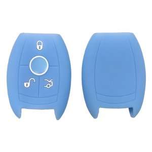 Funda de Silicona para Llaves OEM, Color Personalizado, Carcasa de 3 Botones para Llaves Inteligentes de <span class=keywords><strong>Mercedes</strong></span> Benz <span class=keywords><strong>Clase</strong></span> <span class=keywords><strong>C</strong></span>, E, S, M, GLK, CLS, CLK, Proveedor - Product Image 4