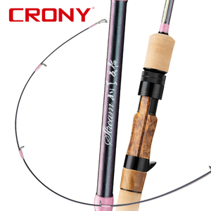 Cannes à pêche en carbone ultralégères <span class=keywords><strong>CRONY</strong></span> Série 1.8m 1.98m 2-8g 2-10LB Action rapide pour truite Spinning pour basse Poignée en liège - Product Image 3