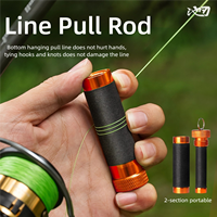 Outil de pêche CHILENT, canne à pêche pour tirer la ligne, alliage d'aluminium, 7,4 cm, antidérapant, pour tirer plus fort, nœud plus serré, accessoire de pêche