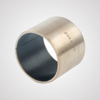 12/8*6*7 SF-1B PAP P11 Bronze dos PTFE douille autolubrifiante, roulement à douille lisse Composite, roulement sans huile Bronze DU Bush