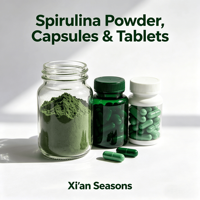 Poudre de spiruline de qualité supérieure - Superaliment riche en nutriments pour les smoothies, les compléments alimentaires et les aliments santé