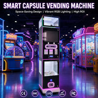LIFUN Distributeur automatique de capsules à prix, en libre-service, à monnayeur, en métal, pour centres de jeux, garantie 1 an