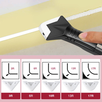 Kit d'outils de calfeutrage 3 en 1 5 tampons en silicone outil de finition mastic en silicone grattoir à coulis pour cuisine salle de bain joint d'évier de fenêtre
