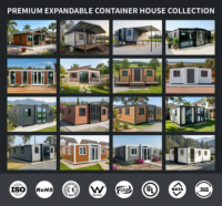 Casa Prefabricada en Contenedor Expandible de 20/40 Pies, Vivienda Pequeña, Casa Modular Móvil con Cocina y Baño