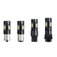 Feux de signalisation LED pour voiture 1156 1157 BA15S, 3030 21SMD, feux de recul, feux antibrouillard et feux de freinage