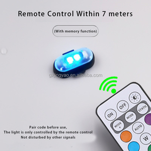 Đèn LED điều khiển từ xa nhiều màu cảm biến máy bay Đèn nhấp nháy có thể sạc lại Đèn điều khiển từ xa thông minh - Product Image 4