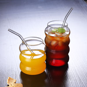 Taza de café de vidrio con forma de oruga, vajilla de entretenimiento para beber Vintage, cristalería, taza de bebida para agua, jugo de fruta, vino - Product Image 5