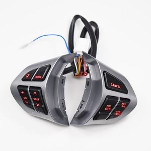 Botones Multifunción para Volante de Suzuki Grand Vitara, Interruptor de Control de Crucero, Plástico Negro Plateado, Estilo Clásico - Product Image 3