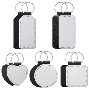 <b>Customized</b> Double-Sided High-Definition Digital Design PU Leather <b>Keychain</b> for Promotions Travel Souvenirs - Product Image 1