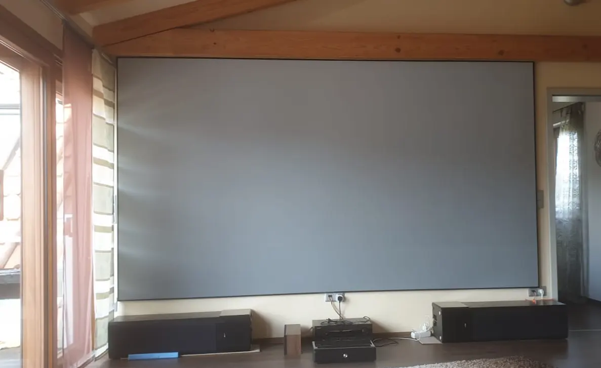 72-150 inç 2023 WUPRO yeni sıcak yüksek kontrast ev sineması ekran projeksiyon ALR Pet Clr kristal işık Rejector ekran