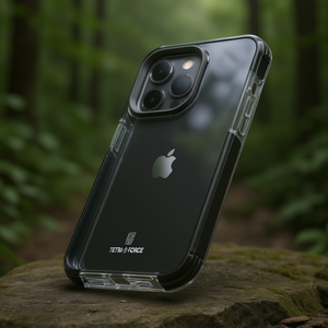 Coque IPHONE 14 TETRA FORCE SHOCK TWIST Transparente et Noire TETRACIPH14T - Product Image 3