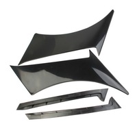 GT350 couvercle de pelle latérale d'aile avant noir pour accessoires Ford Mustang 2015-2022