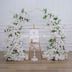 DKB อุปกรณ์ตกแต่งงานแต่งงานงานประดิษฐ์ทำจากเขากุหลาบขาวสำหรับตกแต่งพื้นหลังงานแต่งงาน - Product Image 1