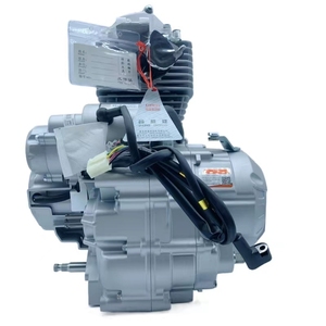 Ensemble moteur de moto à essence Loncin CG125, refroidissement par air, pièces détachées pour tricycle, 4 temps, monocylindre, démarrage électrique et au kick - Product Image 2