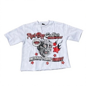 Men Vintage American T-<b>Shirt</b> Digital Printed <b>Y2k</b> Loose Short Sleeve Round O-Neck Cotton Streetwear Men T <b>Shirts</b> - Product Image 1