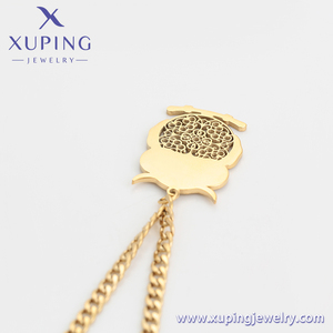 A00902977 gioielli xuping nuovo Design gufo di vendita caldo 14K <span class=keywords><strong>oro</strong></span> carino elegante collana di lusso per le donne - Product Image 4