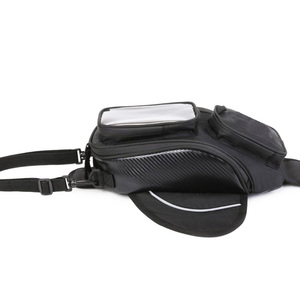 ZHIXIAO ZX-C031901 <span class=keywords><strong>Bolsa</strong></span> de Depósito para Motocicleta, Magnética Superfuerte, de Poliéster Oxford Impermeable, Negra, 31x19x16cm, para Modificación/Actualización - Product Image 3