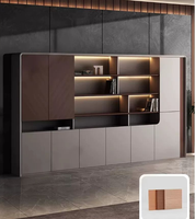 Ensemble de bureau et chaise de direction en bois, design minimaliste moderne, avec rangement ergonomique et durabilité de qualité hospitalière