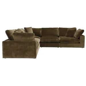 Sofá en Forma de L de Terciopelo, Diseño Tapizado de Lujo, Asientos Espaciosos y Cómodos, Estilo Moderno y Duradero, Perfecto para la Sala de Estar - Product Image 6