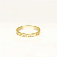 18K Vergoldeter Roségold Schraubstrukturierter Zirkonring Schlanker Einzel-/Dreisteiniger Breiter Vollbesetzter Ehering Hochzeitsgeschenk Gelb-/Weißgold