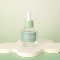 Flacon compte-gouttes en verre personnalisé de 30 ml pour sérum, flacon d'huile essentielle avec boîte