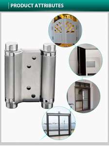 باب صالون للمقهى من الفولاذ المقاوم للصدأ, مفصل زنبركي مزدوج يعمل على الغلق الذاتي - Product Image 2