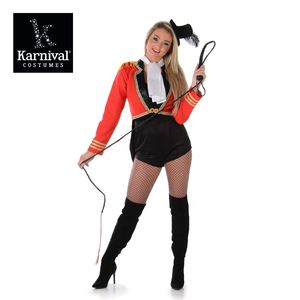 ODM Venta al por mayor Disfraces de <span class=keywords><strong>circo</strong></span> de Halloween Vestido de lujo Mujeres adultas CARNIVAL RINGMASTER Cos Play Mujeres - Product Image 3