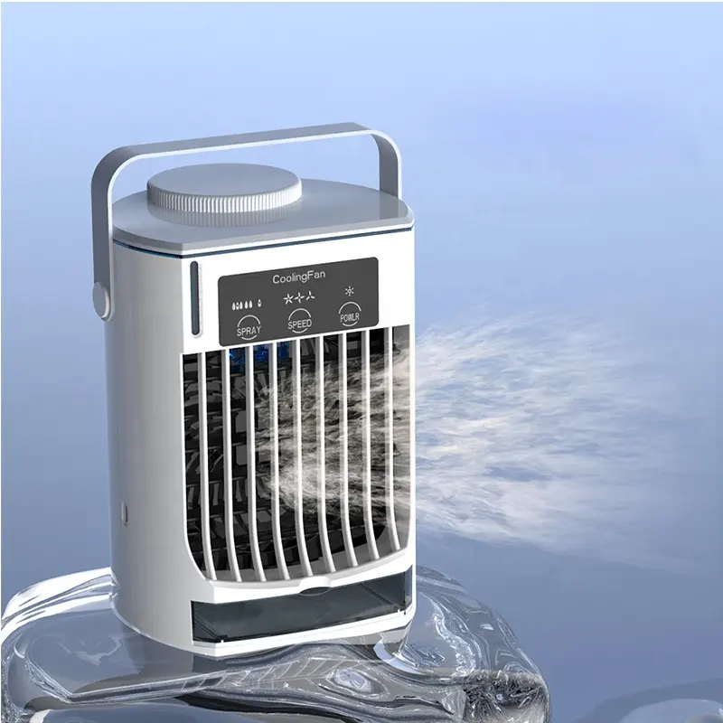 Neue Mini-Tragbarer Klimaanlage Lüfter Luftkühler für Raum schnelle Kühlung Wasserzirkulation Klimaanlage Kälteteil kleiner Lüfter USB