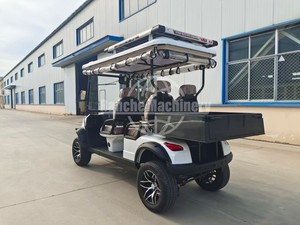 รถกอล์ฟไฟฟ้าแบบกำหนดเอง OEM 6 ที่นั่ง หลายโหมดการใช้งาน แบตเตอรี่ลิเธียม 72V ระยะไกล กำลังแรง ขายส่งจากโรงงานโดยตรง - Product Image 4