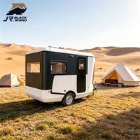 Remorque de camping-car portable personnalisée, légère, pour achat en gros, idéale pour les centres de villégiature et les entreprises de location