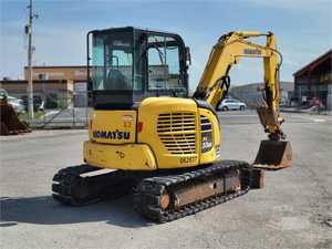 Excavadora Mini Komatsu PC55 MR de 5.5 Toneladas en Buen Estado, Venta de Segunda Mano a Bajo Precio, Excavadora Japonesa Komatsu 55 Usada en Venta - Product Image 6
